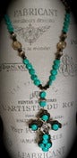 Image of N1188 Turquoise with cross pendant