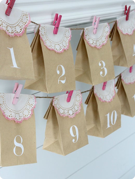 Image of Valentines Advent Numbers