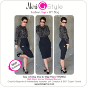 Image of High Waist Pencil Skirt Tutorial