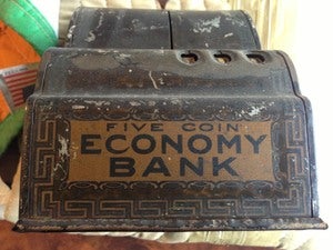 Image of Antique Coin Bank 