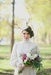 Image of Antler Mini Hat by Fine & Fleurie in White Ivory and Gold Mix Festive and Whimscal