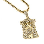 Image of Shayan Afshar Full Diamond Micro Jesus Pendant