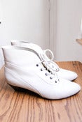 Image of lace up booties