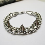 Image of Chain & Spikes Bracelet