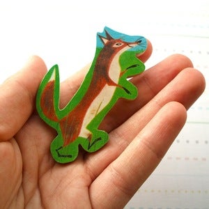 Image of Crafty Fox Brooch