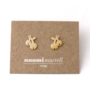 Image of Cherry Studs | Golden {25% OFF + FREE SHIPPING}