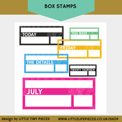Image of Box Day/Month Tabs