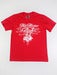 Image of Tattoo Text Red Tshirt