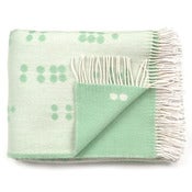 Image of Wool throw, Dot green