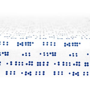 Image of Oil cloth, Dot blue