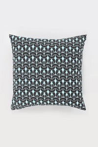 Image of Black Knit Knit Cushion