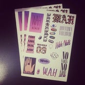 Image of WAH STICKER SHEET