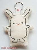 Image of Flat Bonnie "Good Luck" key ring / charm - Handmade