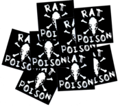 Image of SK8RATS Rat Poison Stickers