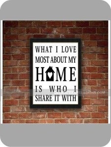 Image of What I Love Most About My HOME...