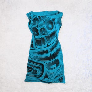 Image of Turquoise Sea Monster Tunic Dress