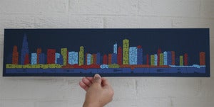 Image of Chicago Typography Skyline