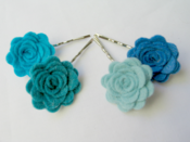 Image of Hair slide - Shades of Blue palette