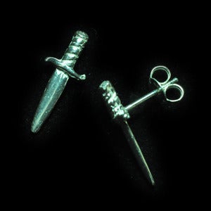 Image of Sterling Silver Dagger Studs