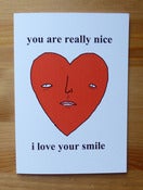 Image of Love card - i love your smile
