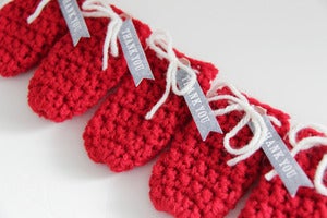 Image of Favor Pouches in Cardinal (Set of 5)