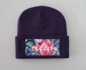 Image of Vintage Floral ALSO Beanie