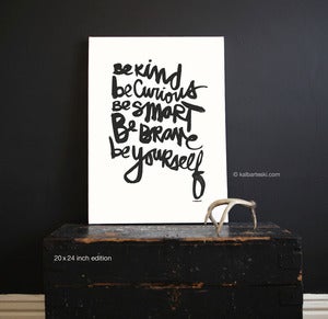 Image of BE YOURSELF print