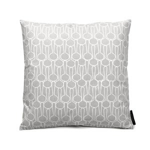 Image of 45x45cm cushion, Big drop grey