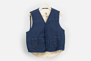 Image of carhartt USA Denim & Fleece Vest