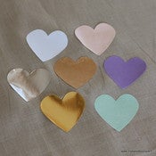 Image of Stickers coeurs - 9 couleurs - par 12