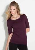 Image of Plum 3/4 Sleeve Tee