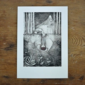 Image of Print ~ Thirsty Dragon