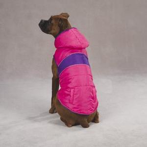 Image of Pink & Purple Brite Stripe Parka