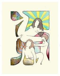Image of "Sexy 70's" giclee print limited edition.