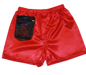 Image of Red Satin Boxers 