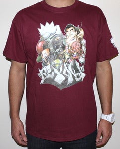 Image of Beyond Tee in Maroon