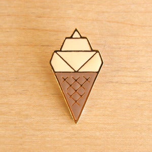 Image of Origami pins: Ice Cream