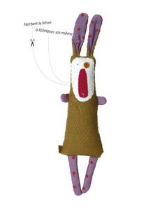 Image of Norbert le lièvre/kit doudou
