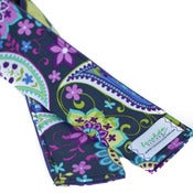 Image of Padded Camera Strap Cover: Purple Paisley Spree