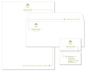 Image of Stationery Design (2 sided business card, letterhead and envelope)