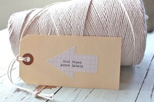 Image of Grid Paper Arrow Labels