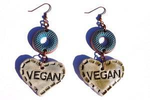 Image of Vegan Vegan Earrings 