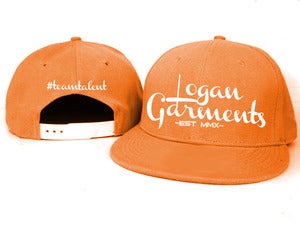 Image of Logan Garments Snapback (ORANGE/WHITE)