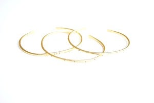 Image of Hammered brass cuffs 1C12
