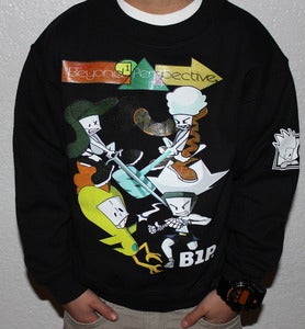 Image of Kidz "Lunch Fight" Black Crewneck