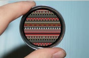 Image of Red Aztec Pattern Plugs