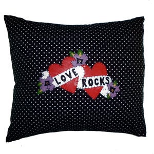 Image of Polkadot Love Rocks Cushion