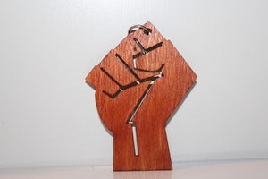 Image of FIGHT THE POWER - Wood