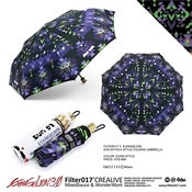 Image of FILTER017 X  EVANGELION - EVA-01 FOLK STYLE FOLDING UMBRELLA