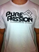 Image of Black Logo White T